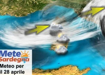 sardegna meteo variabile fine aprile 350x250 - Maltempo del 1° maggio in fase di preparazione