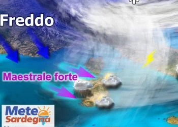 sardegna meteo weekend 25 aprile 350x250 - Maltempo del 1° maggio in fase di preparazione