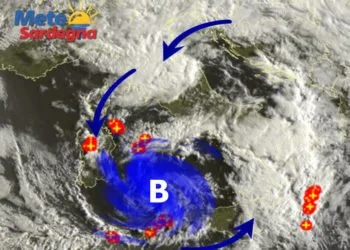 Meteosat 350x250 - Da domani grosse differenze di temperatura tra est e ovest