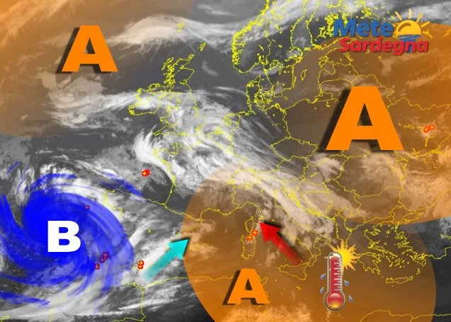 Meteosat 6 - Arriva il caldo, ma non durerà