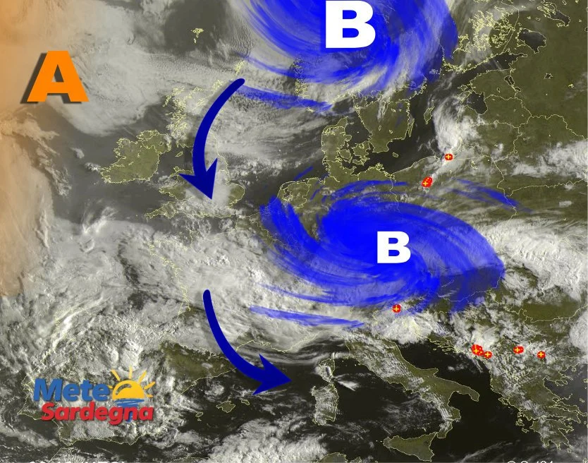 Meteosat 8 - Meteo che cambia ancora: ecco perché