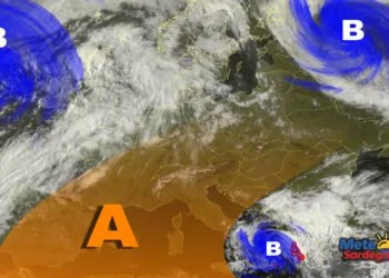 Meteosat Sardegna 3 350x250 - Meteo settimana: nuovi sbalzi termici.Tornerà caldo africano da super estate