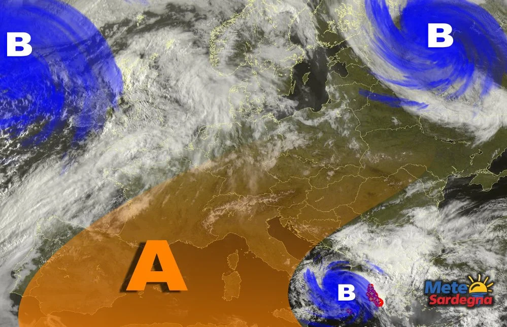 Meteosat Sardegna 3 - Nel weekend anticipo d'estate grazie all'Anticiclone