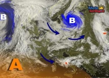 Meteosat sardegna 1 350x250 - Meteo, in arrivo perturbazione: che effetti avrà? Maestrale in rinforzo