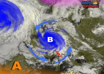 Meteosat sardegna 2 350x250 - Meteo settimana: nuovi sbalzi termici.Tornerà caldo africano da super estate