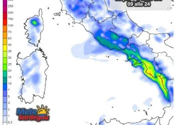 Piogge 10 350x250 - Meteo, in arrivo perturbazione: che effetti avrà? Maestrale in rinforzo