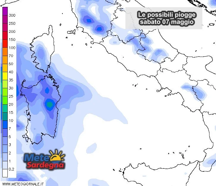 Piogge 2 - Conferme sul peggioramento meteo del weekend