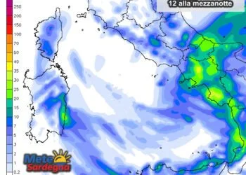 Piogge 350x250 - Da domani grosse differenze di temperatura tra est e ovest