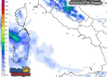 Piogge 4 350x250 - Le massime più alte nel sassarese