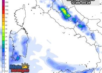 Piogge 5 350x250 - Le massime più alte nel sassarese