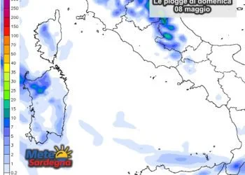 Piogge 6 350x250 - Le massime più alte nel sassarese