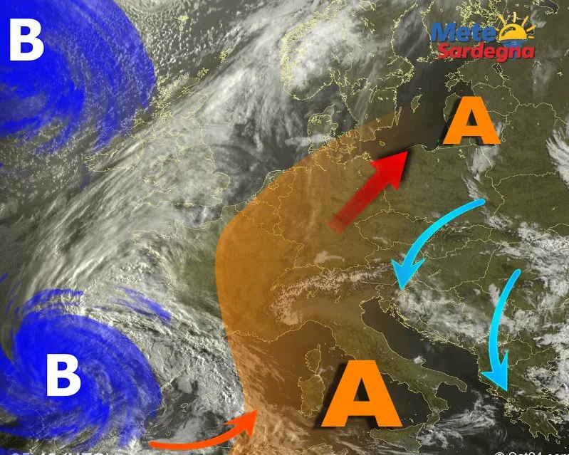 meteosat 4 - Pronti per le piogge di sabato? Il cambiamento è iniziato, guardate