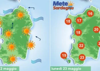 sardegna meteo domenica maestrale lunedi maggio 350x250 - Meteo settimana: nuovi sbalzi termici.Tornerà caldo africano da super estate