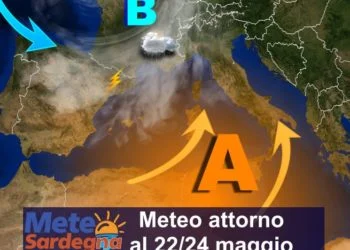 sardegna meteo maggio terza decade caldo perturbazioni 1 350x250 - Meteo, in arrivo perturbazione: che effetti avrà? Maestrale in rinforzo