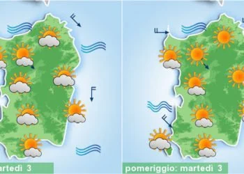 sardegna meteo settimana sole bel tempo poi cambia 350x250 - Da domani grosse differenze di temperatura tra est e ovest