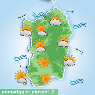 sardegna 3 2016 06 02 - Meteo, in arrivo alcuni disturbi. Assenza di caldo, quando la vera estate?