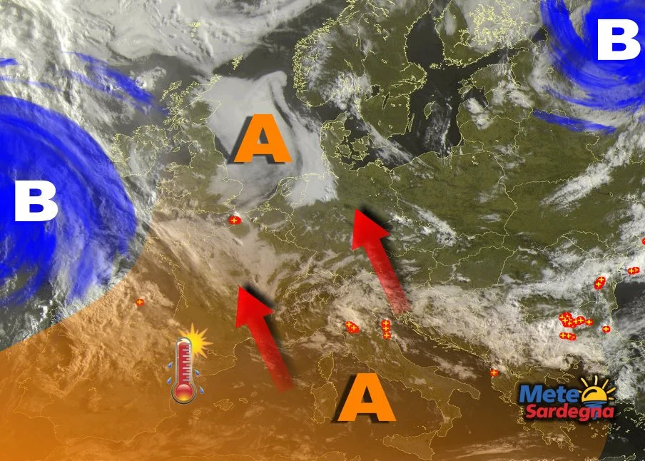 Meteosat 1 - Ecco l'Alta Pressione