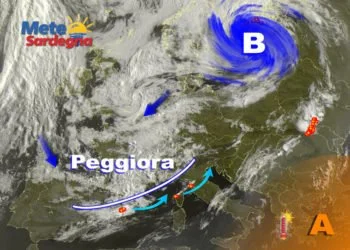 Meteosat 10 350x250 - Meteo d’estate, sarà finale di giugno con sole e caldo. Ecco la tendenza