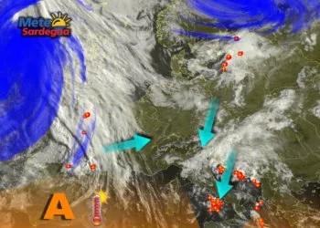 Meteosat 5 350x250 - Forte caldo in arrivo, ma grandi novità meteo in vista nel fine settimana