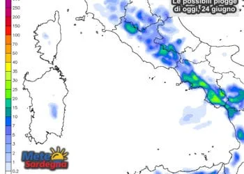 Piogge 12 350x250 - Gran caldo, ma è imminente un temporaneo calo termico con un po' di vento