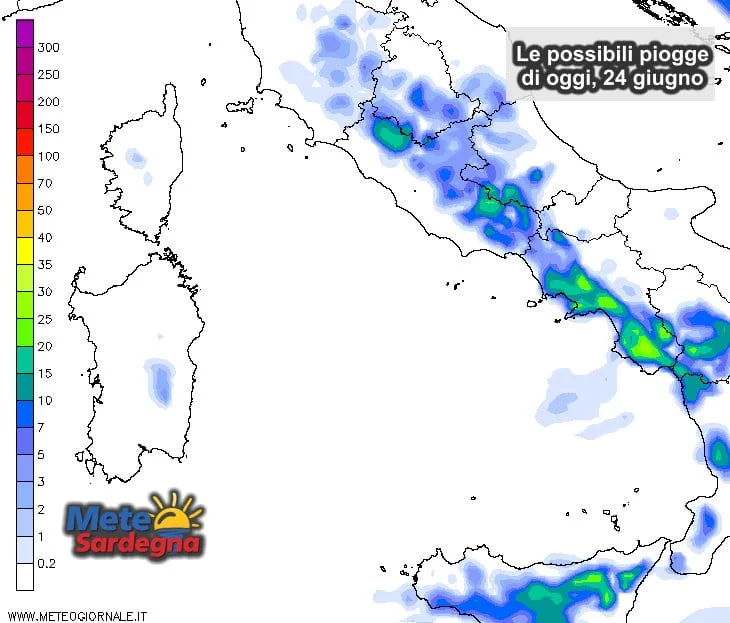 Piogge 12 - Qualche acquazzone nel pomeriggio?