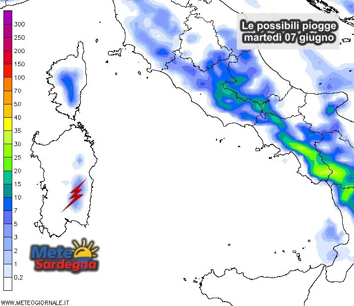 Piogge 2 - Nel pomeriggio potrebbe scapparci qualche temporale