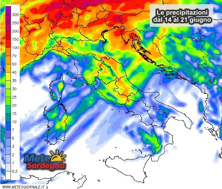 Piogge 7 - Rischio maltempo nel fine settimana