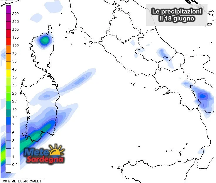 Piogge 8 - I primi temporali potrebbero arrivare sabato