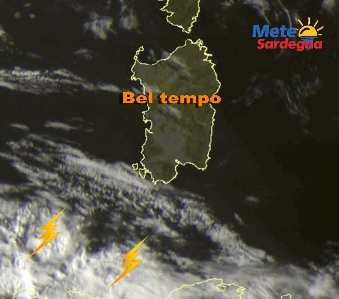 Sardegna Sat - Sardegna baciata dal sole, ma occhio sul Nord Africa