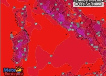 Temperature 1 350x250 - Gran caldo, ma è imminente un temporaneo calo termico con un po' di vento