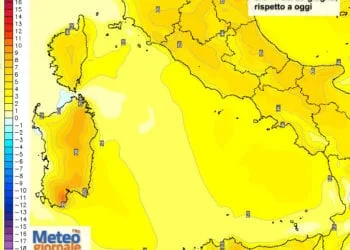 Variazioni termiche 1 350x250 - Gran caldo, ma è imminente un temporaneo calo termico con un po' di vento