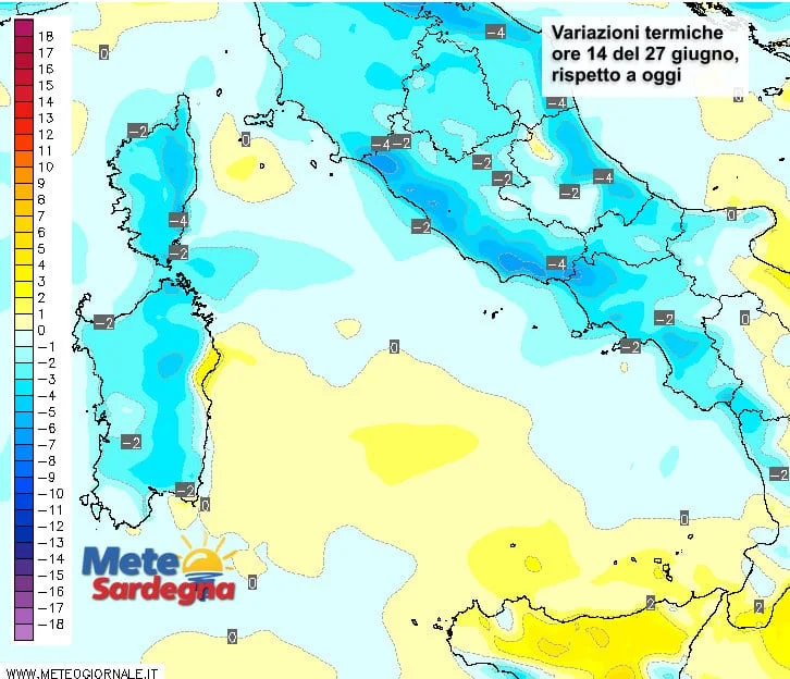 Variazioni termiche 2 - E' in arrivo una rinfrescata