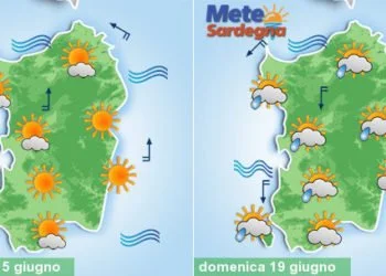 meteo sardegna sole caldo temporali weekend domenica 350x250 - Meteo d’estate, sarà finale di giugno con sole e caldo. Ecco la tendenza