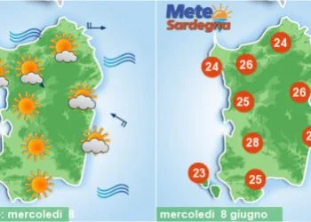 sardegna meteo acquazzoni sole weekend 350x250 - Meteo peggiora, in arrivo nuovi temporali anche forti. Le zone più colpite