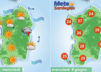 sardegna meteo giugno temporali variabile 350x250 - Forte caldo in arrivo, ma grandi novità meteo in vista nel fine settimana