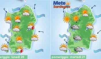 sardegna meteo instabile giugno temporali 350x203 - Meteo d’estate, sarà finale di giugno con sole e caldo. Ecco la tendenza