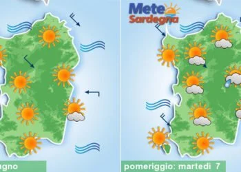 sardegna meteo sole giugno temporali 350x250 - Meteo peggiora, in arrivo nuovi temporali anche forti. Le zone più colpite