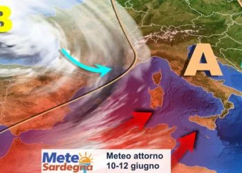 sardegna meteo verso meta giugno 350x250 - Meteo peggiora, in arrivo nuovi temporali anche forti. Le zone più colpite