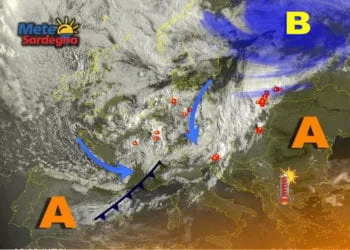 Meteosat 10 350x250 - Meteo con gran fresco e persino rovesci. Stop estate, ma novità nel weekend