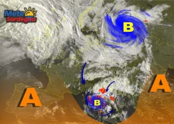 Meteosat 12 350x250 - Meteo con gran fresco e persino rovesci. Stop estate, ma novità nel weekend