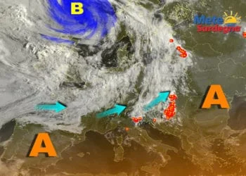 Meteosat 18 350x250 - Bel tempo, ma nel finire di settimana c'è il rischio di un cambiamento meteo rilevante