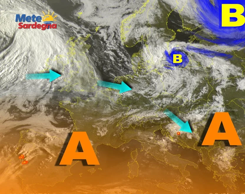 Meteosat 4 - Ci aspetta un'altra calda giornata d'estate