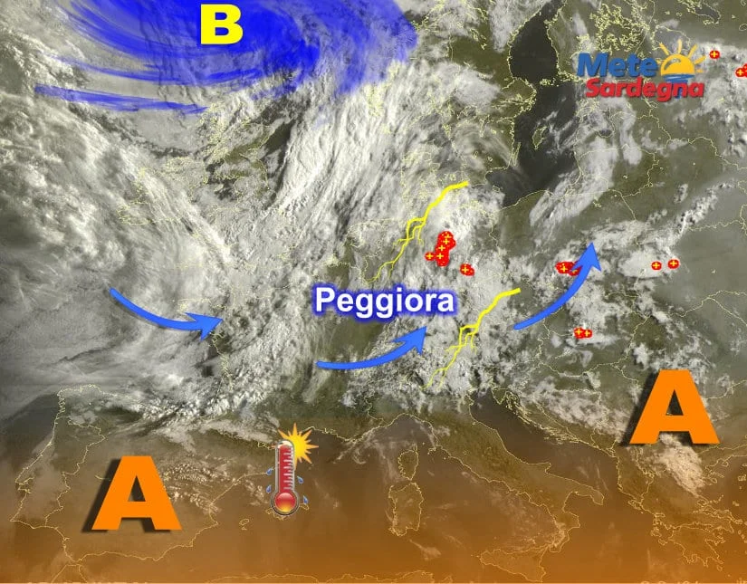 Meteosat sardegna 2 - L'Alta Pressione riprende il controllo, ma occhio alle sorprese pomeridiane...