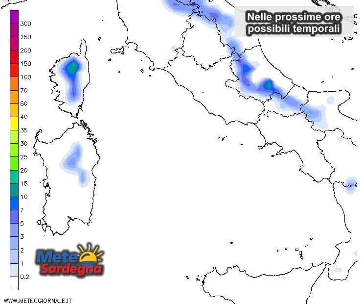 Piogge 3 - Temporali nelle prossime ore? Ecco dove saranno possibili