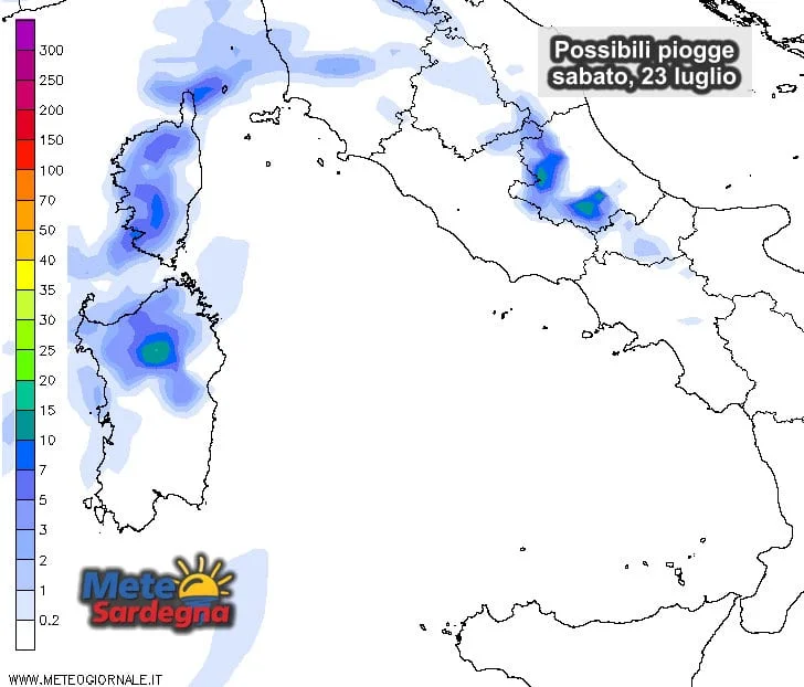 Piogge 4 - Nel weekend potrebbero arrivare i temporali