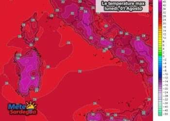 Temperature massime 4 1 350x250 - Bel tempo, ma nel finire di settimana c'è il rischio di un cambiamento meteo rilevante