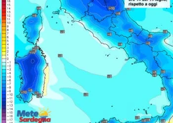 Variazioni temperature 350x250 - Meteo con gran fresco e persino rovesci. Stop estate, ma novità nel weekend