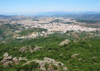 Vista di Nuoro dal monte Ortobene 350x250 - Gran caldo, afa: ecco le temperature di oggi