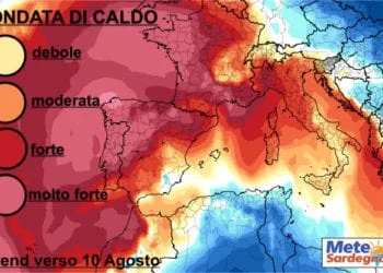 caldo agosto 350x250 - Bel tempo, ma nel finire di settimana c'è il rischio di un cambiamento meteo rilevante