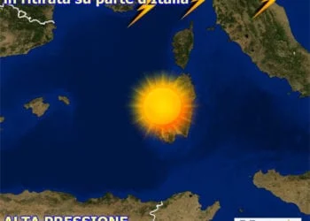 meteo lungo termine 350x250 - Bel tempo, ma nel finire di settimana c'è il rischio di un cambiamento meteo rilevante